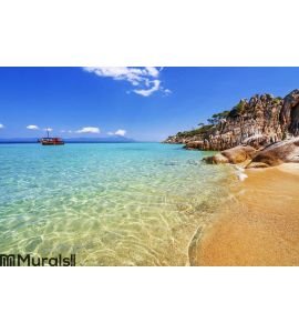 Greece Beach Landscape Wall Mural