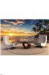 Landscape of paradise tropical island beach Wall Mural Wall Tapestry tapestries