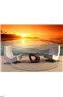 Ocean sunrise Wall Mural Wall Tapestry tapestries